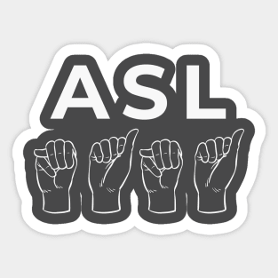 ASL Mama Sticker